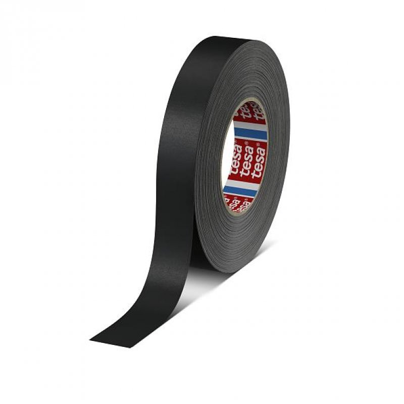 tesa® 4651 černá prémiová textilní páska | hanak-trade.cz